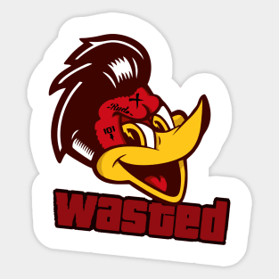 Woody Woodpecker wasted Sticker